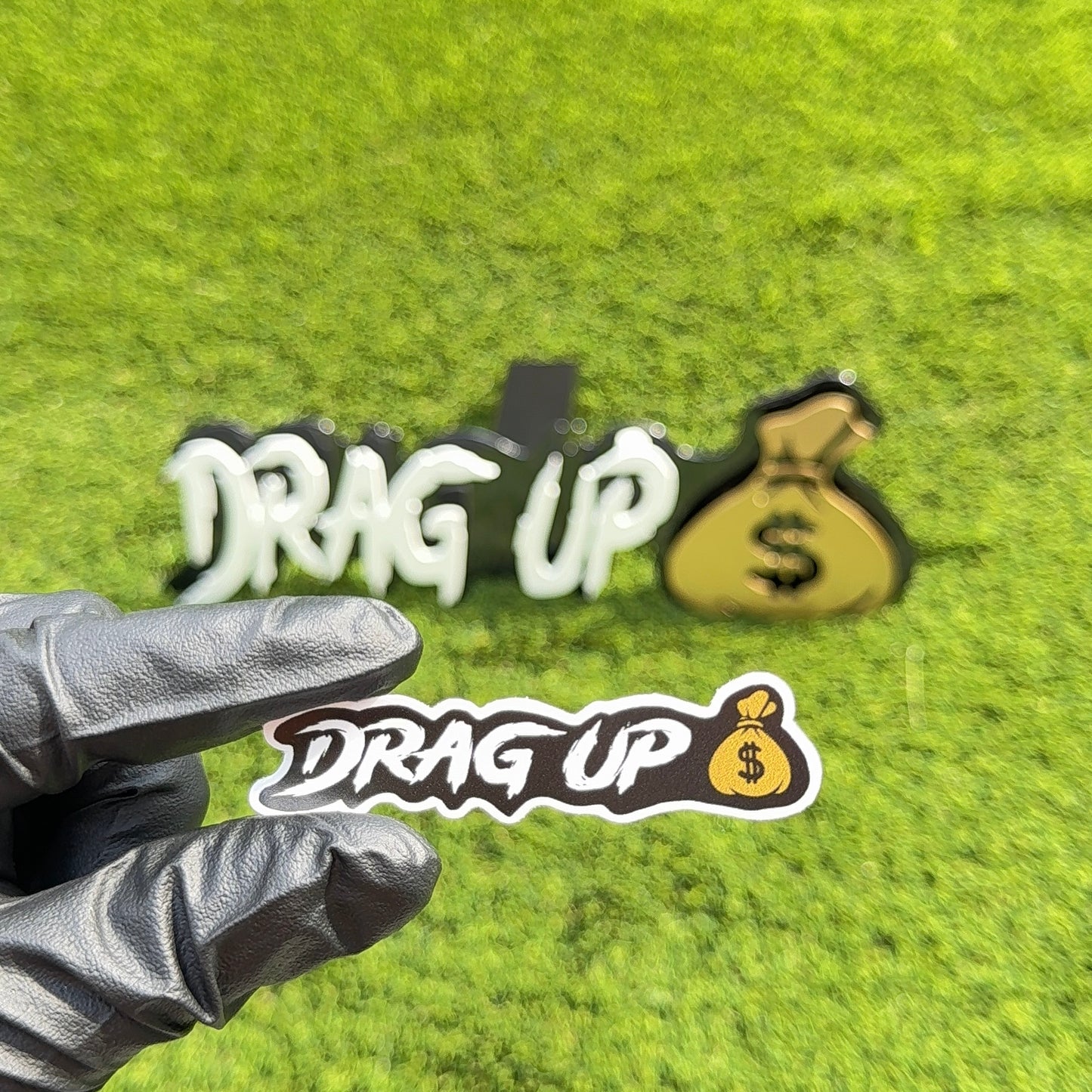 DRAG UP $ STICKER