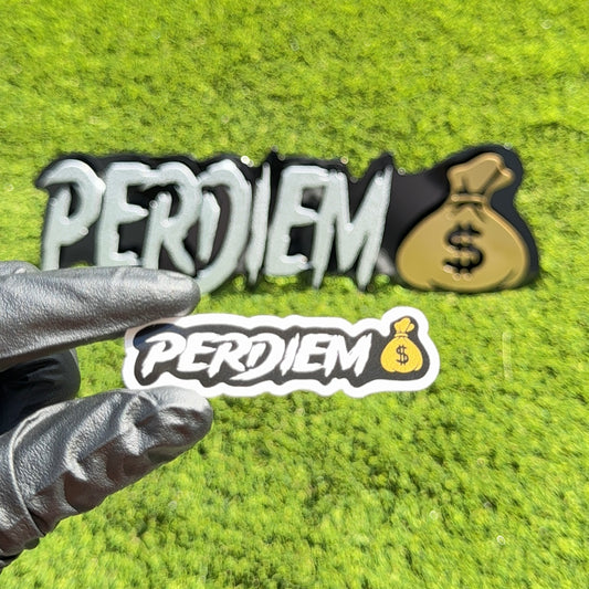 PERDIEM $ STICKER