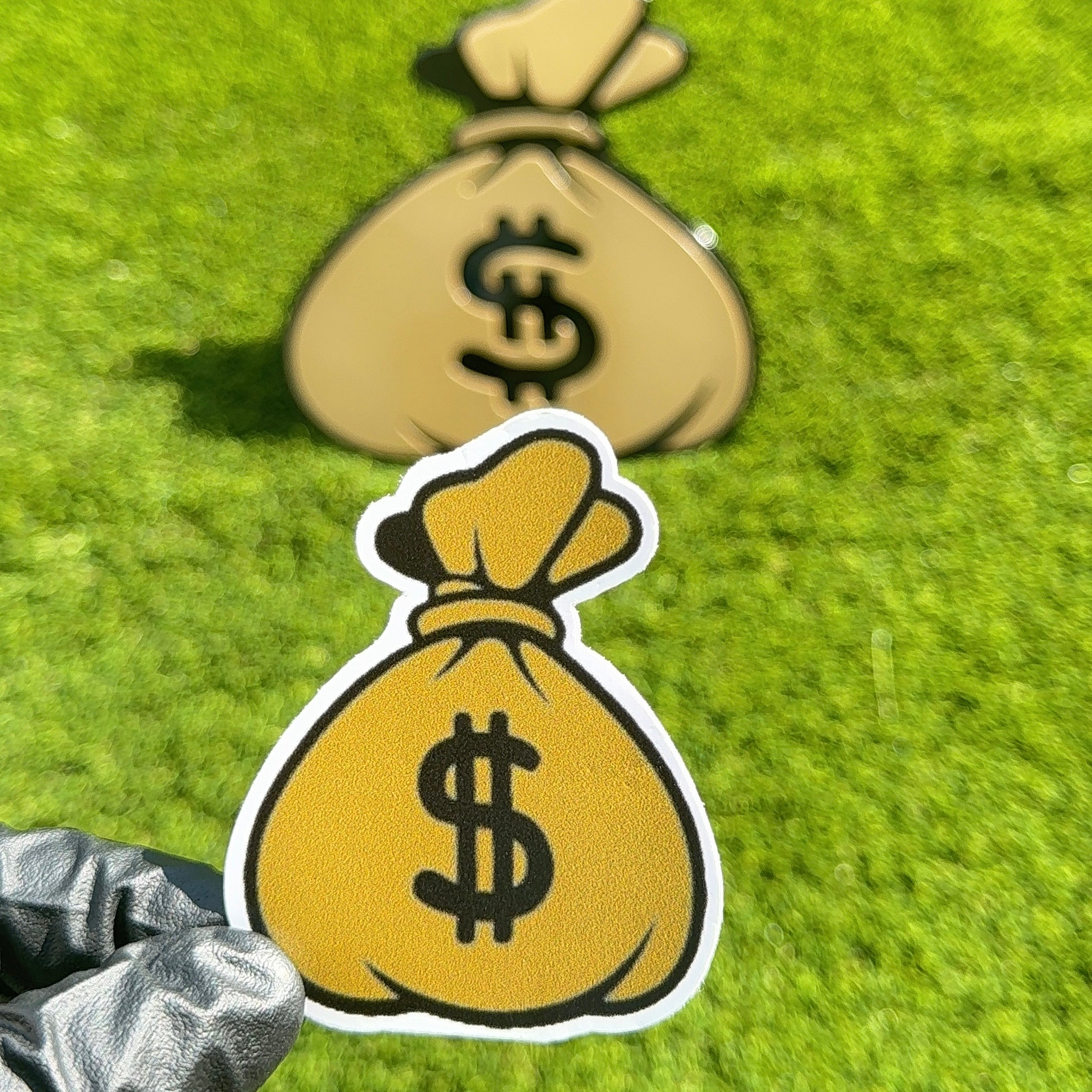 MONEY BAG STICKER – JCMETALDESIGNZ