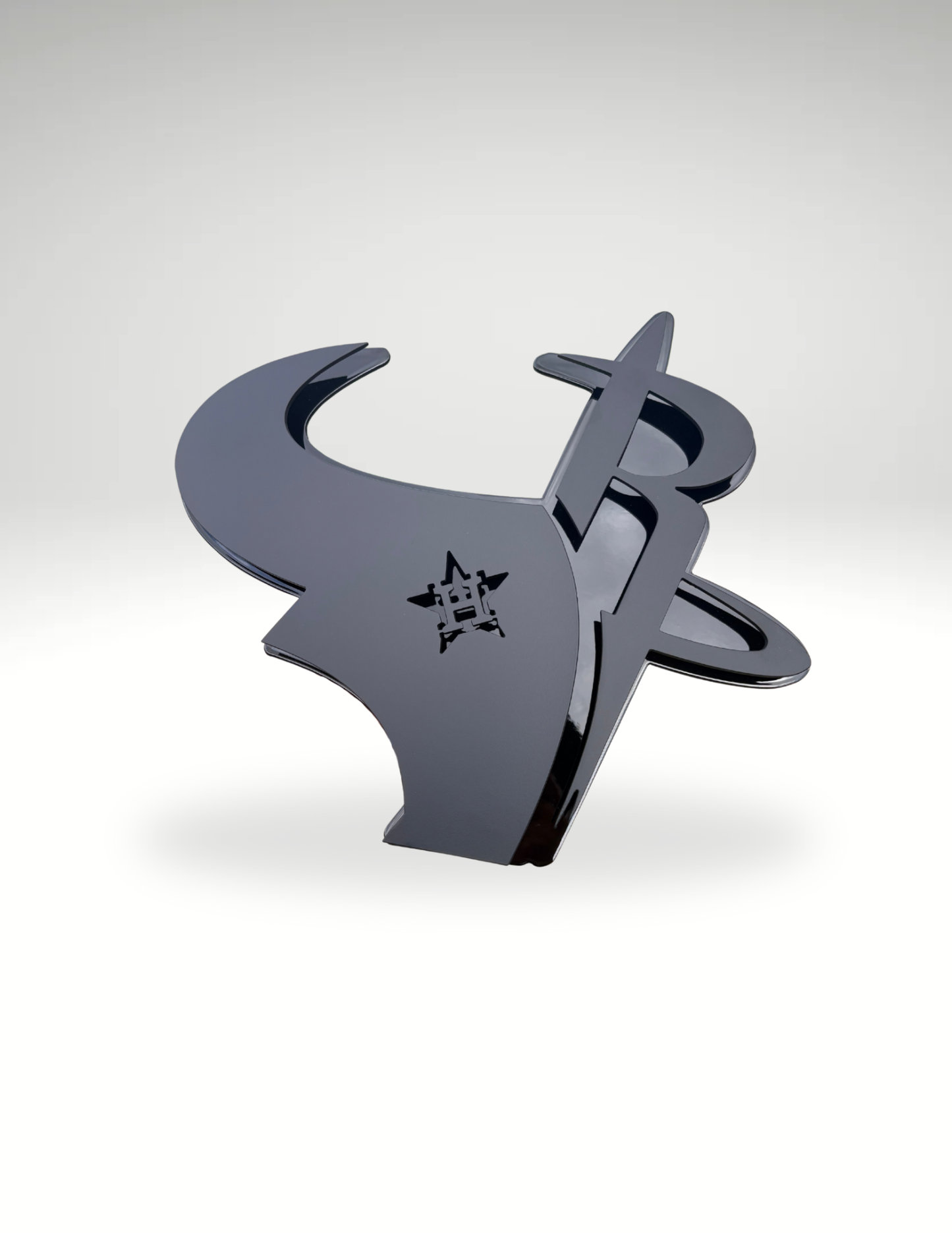 3 Houston Team Logo Blk/Blk